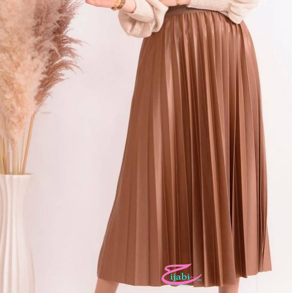 jupe marron