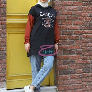 hoodie femme noir maroc