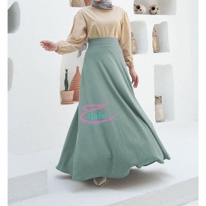 jupe turquoise en ligne Maroc hijabistore