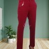 pantalon rouge classe pour femme en ligne au Maroc