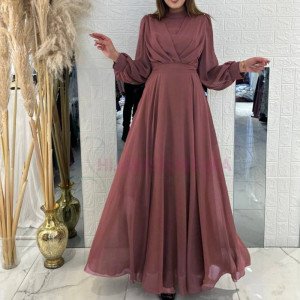 robe-mousseline-femme-avec-doublure-de-turquie-en-ligne-au-Maroc